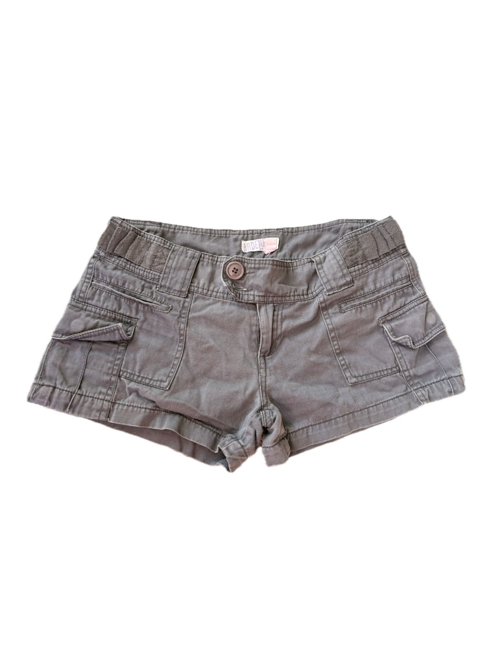Ardene Gray Cargo Mini Shorts